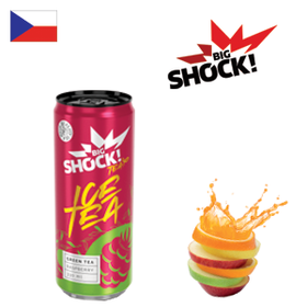 Big Shock! Ice Tea Green Tea Raspberry 330ml CAN