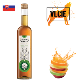 Vlčie sirupy Zelené jablko - Zelený čaj 1000ml